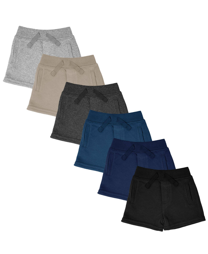 French Terry Cotton Shorts With Pockets