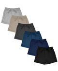 French Terry Cotton Shorts With Pockets