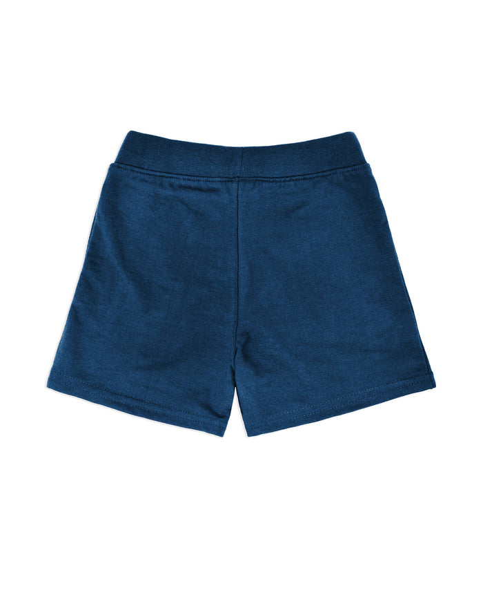 French Terry Cotton Shorts With Pockets