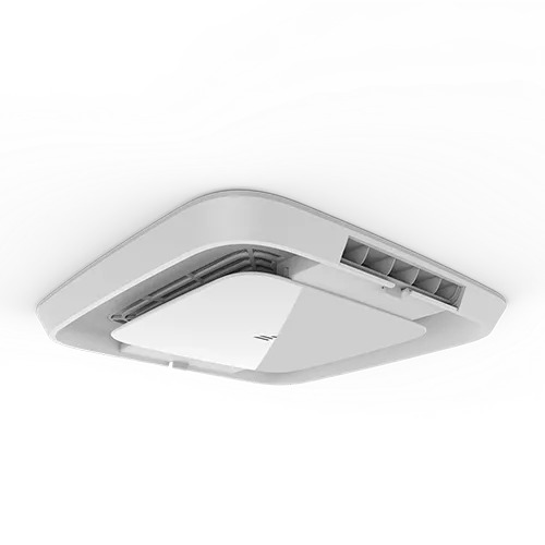 White Furrion Chill RV AC Air Distribution Box with Electronic Control - Angled View | United RV Parts