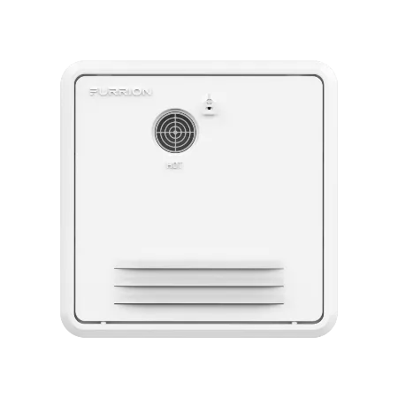 Furrion RV Water Heater Door 2021123994 Fits Suburban 4 & 6 Gallon White FWH09EA-PS-AM - Front View