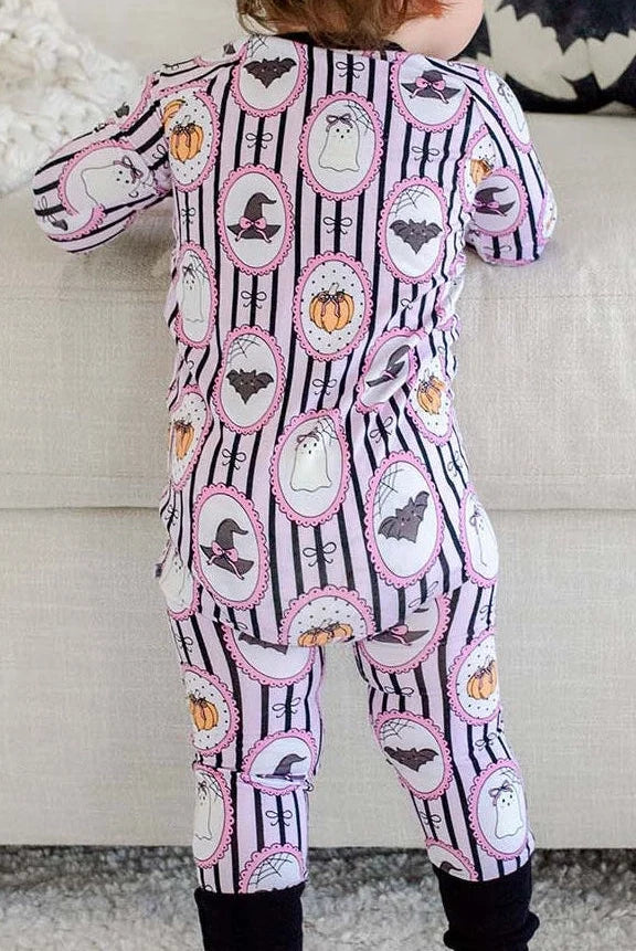 Galloween Glow Convertible Bamboo Zip Romper