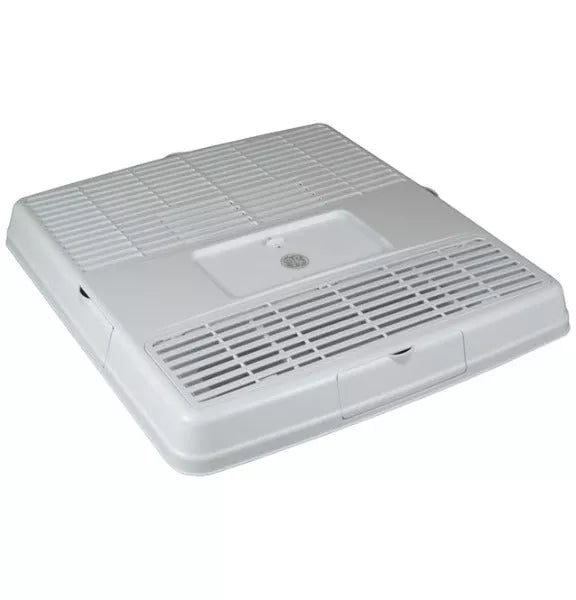 GE Appliances Non-Ducted Air Conditioner Ceiling Assembly RAREN1A White - Top View | United RV Parts