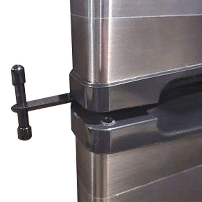 RV Fridge Door Lock Mechanism - Side Installation View | United RV Parts