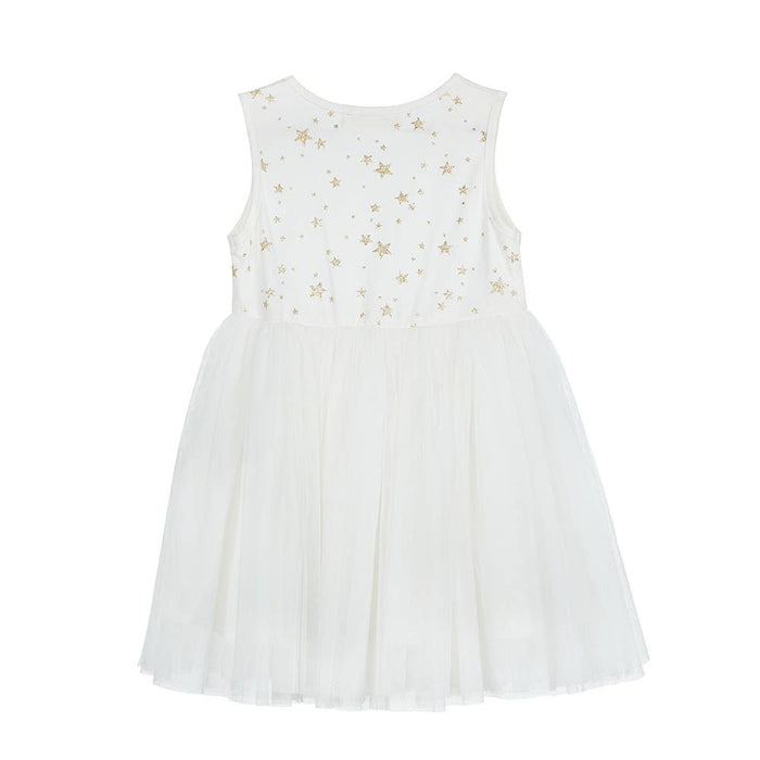Gold Star Tulle Dress