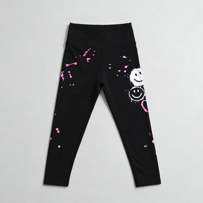 Gray Smiley Sweatshirt + Legging Set (Infant)