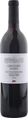 Gregory James Old Vine Zinfandel St. Peter's Church 2023 750ml