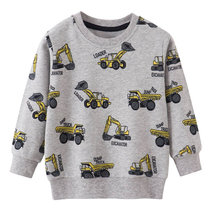 Grey Construction Sweatshirt