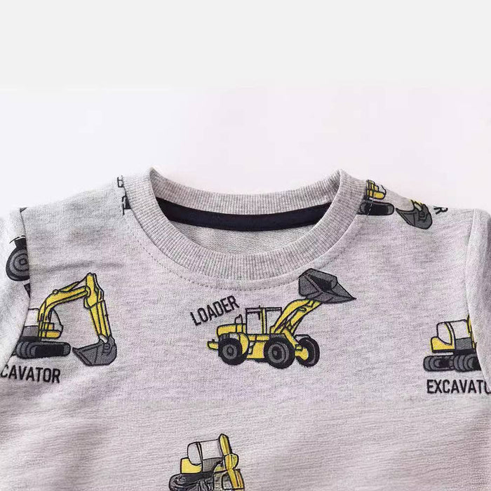 Grey Construction Sweatshirt