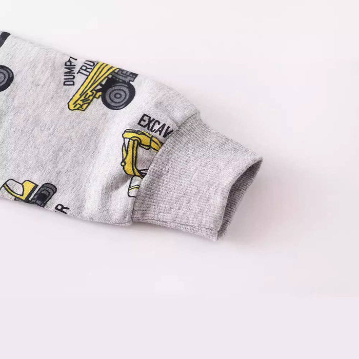 Grey Construction Sweatshirt