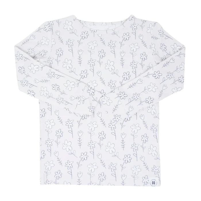 Grey Doodle Bamboo Pajama Set
