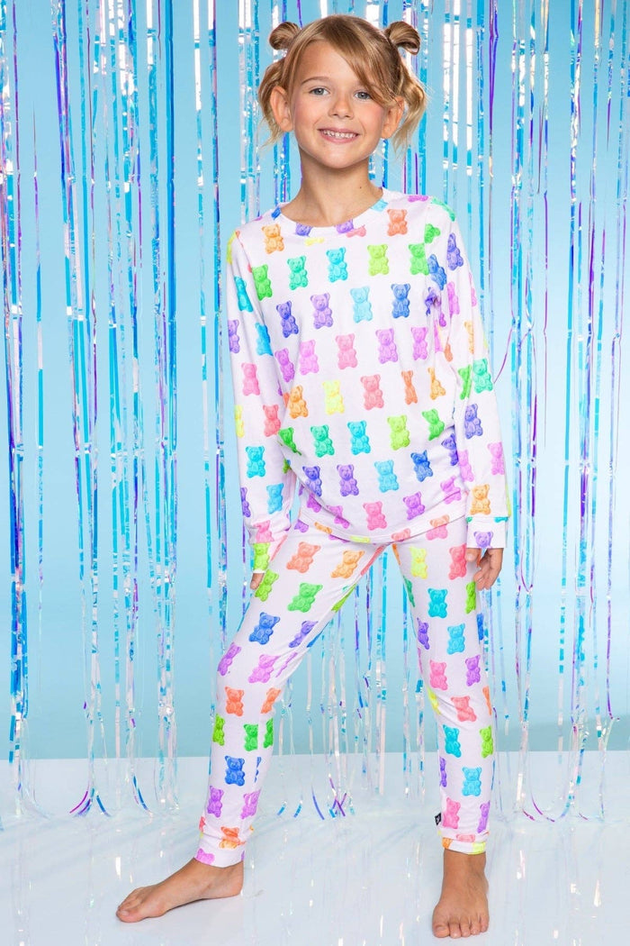 Gummy Bear Simply Soft Long Sleeve Crew & Slim Lounge Bottom