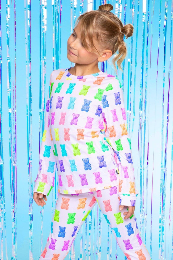 Gummy Bear Simply Soft Long Sleeve Crew & Slim Lounge Bottom