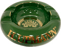 H Upmann Green Ceramic Ashtray