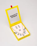 This House Party Pearl Mega Set is perfect for your sophisticated kiddo. Our happiest set ever—it literally smiles back at you! With frosty blue and lilac gemstones (and “pearls” galore!), this set serves up statement-making whimsy with a pinch of poise.  Small parts, not intended for children under 3 years.