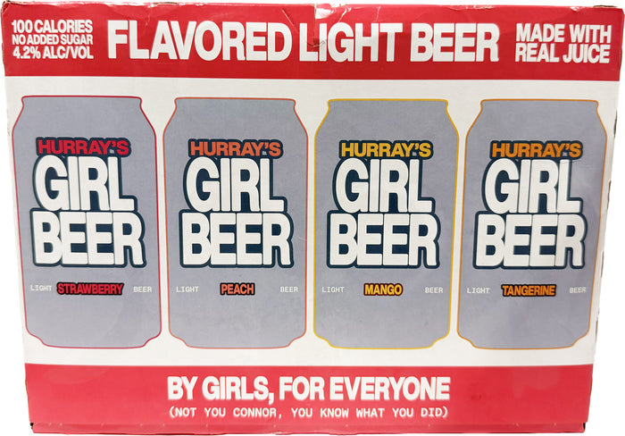 Hurray's Girl Beer Red Variety 12pk Can