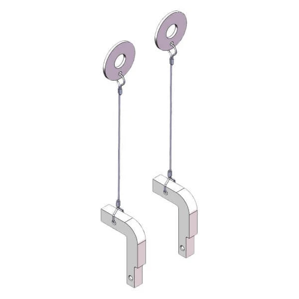 Silver Metal Husky Center Line L-Pin Set - 3D Diagram | United RV Parts