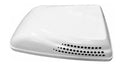 White Icon Air Conditioner Shroud for Dometic Penguin II Units - Angled View | United RV Parts