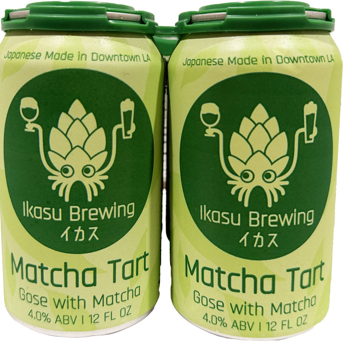 Ikasu Brewing Matcha Tart Gose 4pk Can