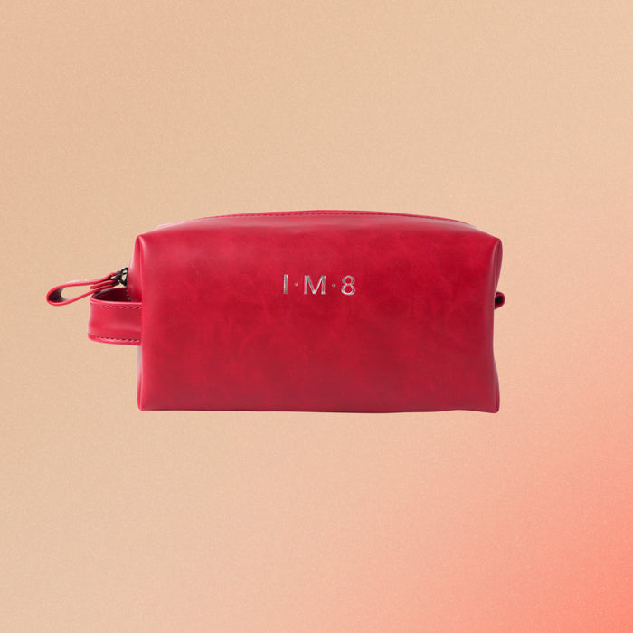 IM8 Limited Edition Vegan Leather Travel Pouch