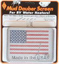 JCJ Enterprises M1600 Stainless Steel Mud Dauber Screen for RV Water Heaters - Front View | United RV Parts