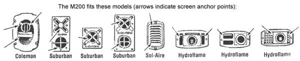 M200 Furnace Compatibility Chart - RV Model Reference | United RV Parts