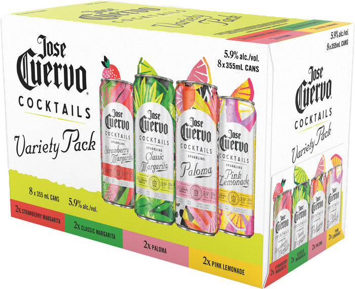 Jose Cuervo Sparkling Margarita Variety 8pk
