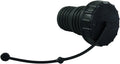 Black JR Products 224BK-A Gravity Water Fill Cap with Tethered Strap - Side Angle | United RV Parts