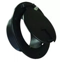 Black Plastic RV Electrical Cable Hatch Open Lid - Angled View | United RV Parts