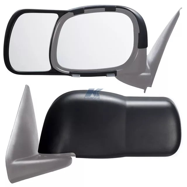 K-Source 80700 Snap-On Towing Mirror Set - Front and Back View for Dodge Ram | United RV Parts