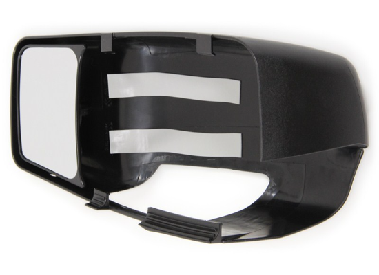 Black K-Source Snap-On Towing Mirror for Dodge Ram - Interior Clip Detail | United RV Parts