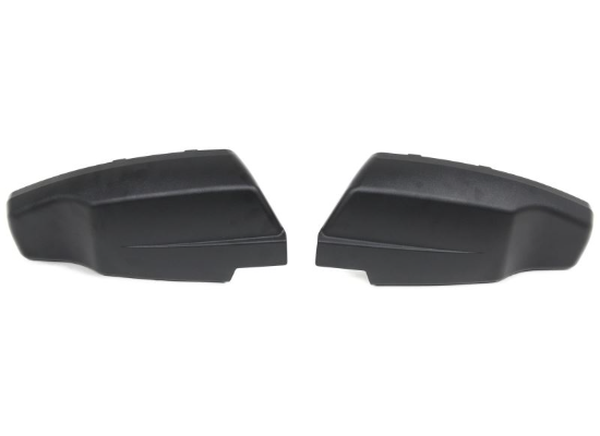 Black Matte K-Source Snap-On Towing Mirror Housings - Top Angle Pair View | United RV Parts