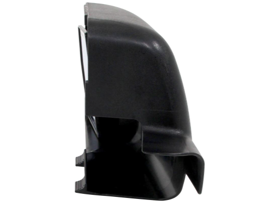 Black Plastic Snap-On Mirror Mounting Bracket Close-Up Detail | United RV Parts