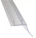 Clear Vinyl RV Shower Door Bottom Seal 281618 - Angled View | United RV Parts