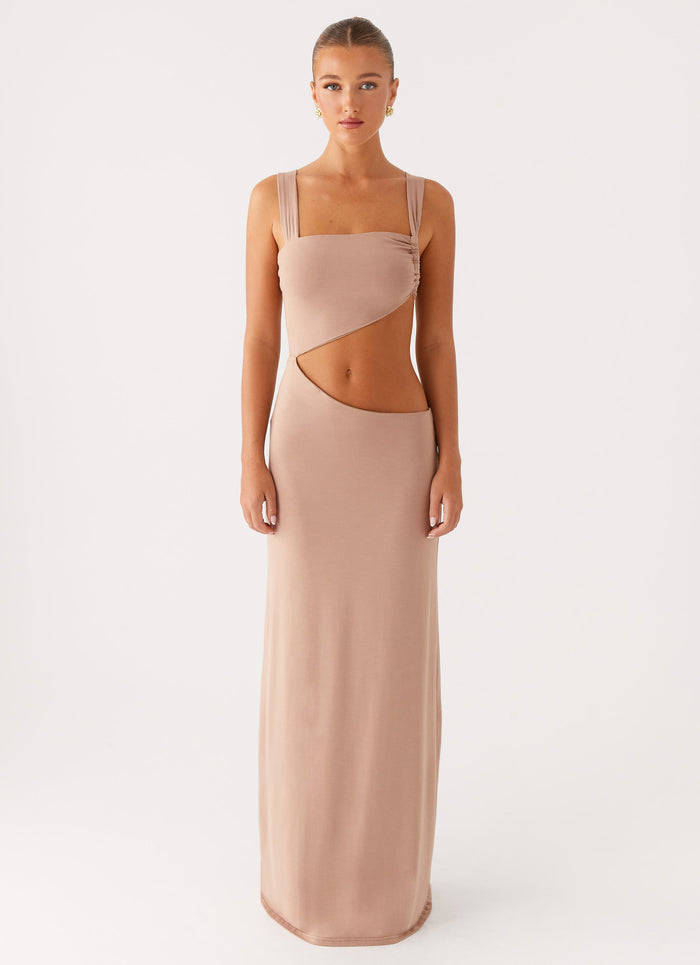 Kika Maxi Dress Beige 1
