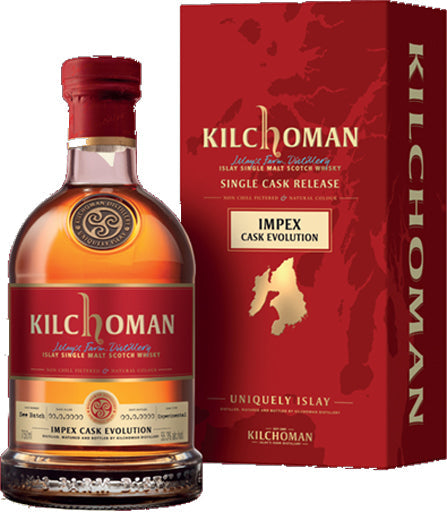 Kilchoman ImpEx Cask Evolution Sherry Cask Finish Single Malt Whiskey 10 Year Old 700ml