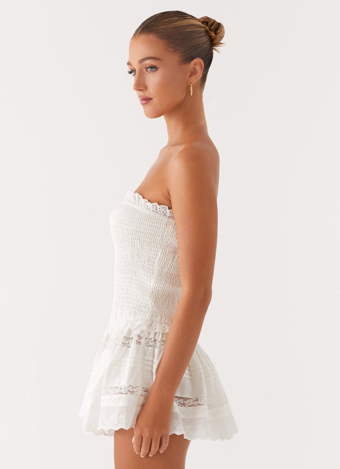 Kimia Mini Dress - White