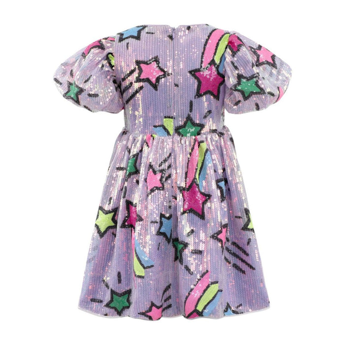 Lavender Shooting Star Sequin Dress