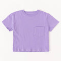 Lavender Slub Pocket Tee