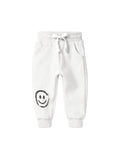 Light Heather Grey Happy Day Baby Sweatpants