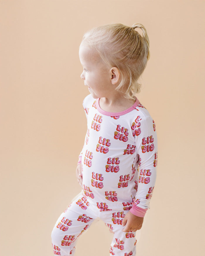 Lil Sis Bamboo Two Piece Pajama Set