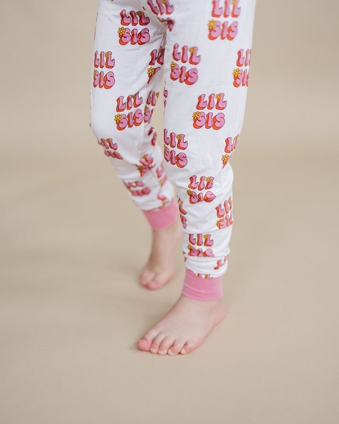 Lil Sis Bamboo Two Piece Pajama Set
