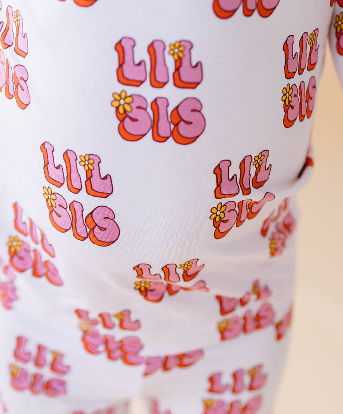 Lil Sis Bamboo Two Piece Pajama Set