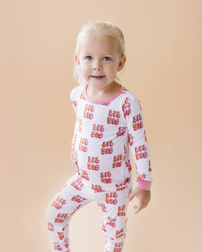 Lil Sis Bamboo Two Piece Pajama Set