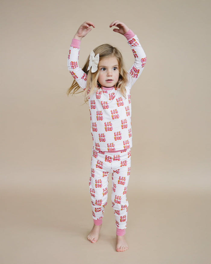 Lil Sis Bamboo Two Piece Pajama Set