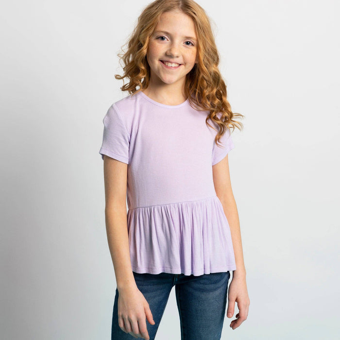 Lilac Ribbed Coco Top