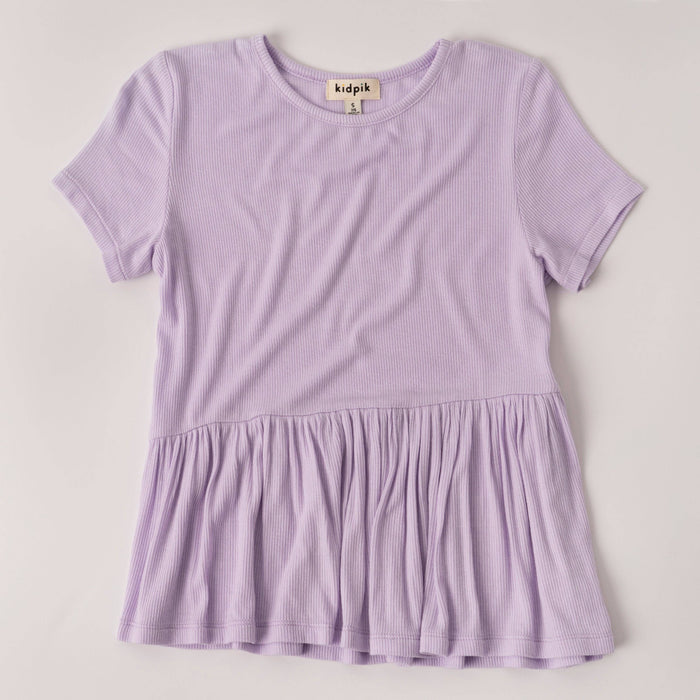 Lilac Ribbed Coco Top