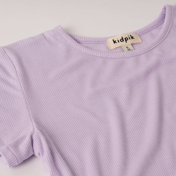 Lilac Ribbed Coco Top