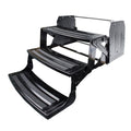 Black Steel Lippert 24 Triple Radius RV Step 432690 - Side View | United RV Parts