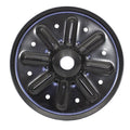 Black Steel Lippert 9 Inch Foot Pad - Top View | United RV Parts